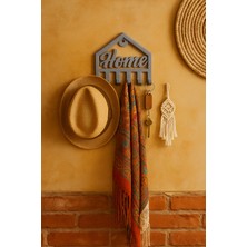 Pamuk's Design Dekoratif Açılır Kapanır Anahtar Askı Home Detay 15 x 15 cm