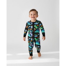 KidZee Kıdzee Space Dino Zee Suit 1.0 Tog Uyku Tulum (01-03 Yaş) - Çok Renkli