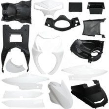 Motobisavm KAPORTA SET [KOMPLE] [BEYAZ] SPACE MAX