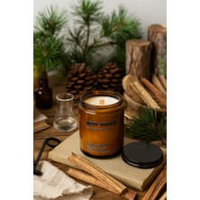 Basement : Pine Woods : Amber Cam Kavanozda : Kokulu Soya Mum (Çam, Sandal Ağacı, Okaliptus, Sedir)