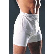 Faal 124X6 Erkek 6'lı Penye Süprem Arjantin Kumaş Paçalı Külot-Beyaz