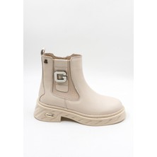 Venüs Kadın Hakiki Deri Bot 2550601K - Bej - 36