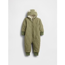 Gap Bebek Yeşil Kapitone Sherpa Tulum