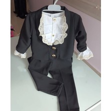 Tozpembebaby Siyah Frak Takimi- Dogumgunu Kostumu- Prens Takimi- Mevlut Takimi