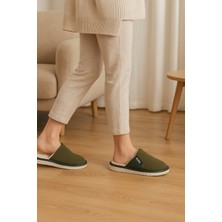 Wordex AR-060 Unisex Kadife Kumaş Içi Kürklü Kışlık Ev Terliği