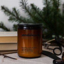 Basement : Sandalwood : Amber Cam Kavanozda : Kokulu Soya Mum (Sandal, Sedir, Sekoya, Reyhan, Paçuli)