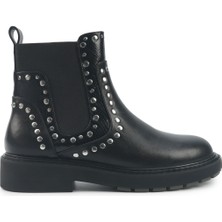 Nine West Detta 5pr Siyah Kadın Düz Bot Yumuşak PU Malzeme ile Konforlu ve Şık Tasarım