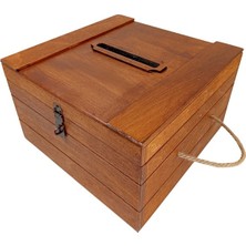 TUN'S WOODS Düğün,nişan Takı Merasimi Kutusu 29X29CM (DER.17CM)