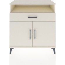 Dienni Hyperion Şifonyer Tek Raflı Tek Çekmeceli 2 Kapaklı 88X44X96 Aytaşı-Aytaşı