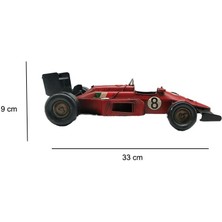 Dekoratif Metal Yarış Arabası