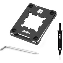 Storemax Thermalright Asf-Siyah Am5 Cpu Tutucu, Düzeltici Bükülme Önleyici Sabitleme Çerçevesi, Am5 Tam Fit Sabit Işaretsiz Montaj, Am5 Bükülme Önleyici Kontak Çerçevesi, Cpu Soğutucu Standardı