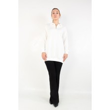 Mckanzie 6059 Likralı Compact Penye Polo Yaka Sweat