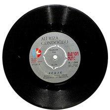 Ali Rıza Gündoğdu - Zühtü  Düşenin Dostu Yoğumuş Plak (106.5) PLK20791
