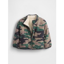 Gap Erkek Bebek Beyaz Lightweight Sherpa Reversible Ceket