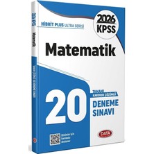 Data 2026 Kpss Matematik Ultra 20 Deneme Çözümlü Data Yayınları