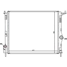 Oris BDC048016 Motor Radyatoru 8200735038