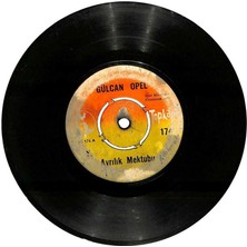 Gülcan Opel - Ayrılık Mektubu  Zühtü Plak (106.5) PLK21354