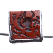 Osmanlı Dönemi Gümüş Kol Düğmesi Mühür AOB287