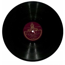 Richard Tauber - Das Lied Ist Aus  Adieu Mein Kleiner Gardeoffizier  Taş Plak (106.5) PLK22956