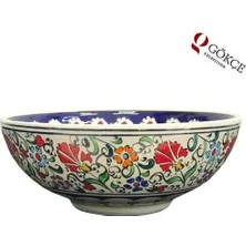 Eski Usta Işi Kütahya Çini Kase AOB452