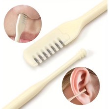 Trade Bazaar 360° Dönebilen Çift Başlı Burun Tüyü Düzeltici – Paslanmaz Çelik, Yumuşak Kıllı Ağrısız Burun Tüyü Temizleyici Araç