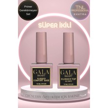 Tnl Professional Tnl Exxtra Gala Smart Rubber Base Rubber Top Coat Kalıcı Oje Protez Tırnak Set