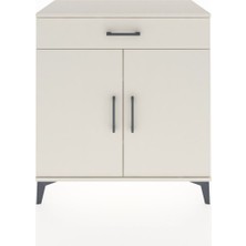 Dienni Hyperion Şifonyer 2 Raflı Tek Çekmeceli 2 Kapaklı 88X44X96 Aytaşı-Aytaşı