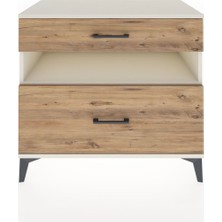 Dienni Hyperion Şifonyer Tek Raflı 2 Çekmeceli 88X44X80 Aytaşı-Çam