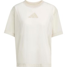 adidas Kadın  Bej  T-shirt W ALL SZN SH T JV9873