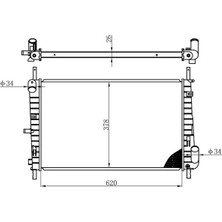 Oris BFR079026 Motor Radyatoru 1114766 1115769 1142812