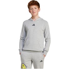 adidas Unisex Çocuk  Gri  Sweatshirt J SMI HOODIE JD3288