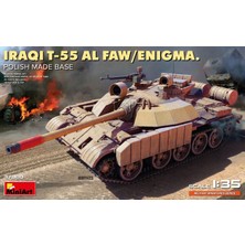 Miniart 37080 1:35 Iraqi T-55 Al Faw/enigma. Polonya Üretimi Kaideli Tank Maket Kiti