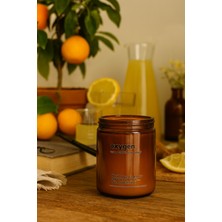 Basement : Oxygen : Amber Cam Kavanozda : Kokulu Soya Mum (Limon, Bergamot, Iris Çiçeği, Ylang Ylang)