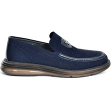 Tuna Triko Örme Lacivert Loafer Erkek Ayakkabı Eva/tpu Taban - 3011