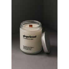 Basement : Gingerbread : Cam Kavanozda Kokulu %100 Soya Mum (Tatlı Zencefil, Tarçın, Karamel, Vanilya, Şeker)