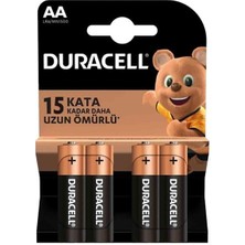 LR6/MN1500 1.5V Alkalin 4'lü Aa Kalem Pil