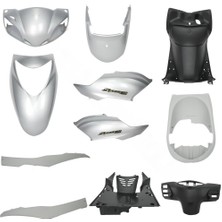Motobisavm Kaporta Set [gümüş] Honda Spacy