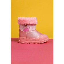 Limoya Elea Pudra Çizgi Karakter Baskılı Içi Kürklü Bebe Bot