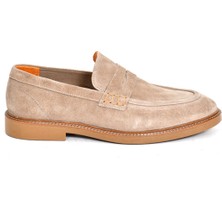 Hakiki Süet Deri Loafer Erkek Ayakkabı - Tuna 242023