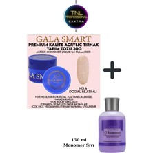 Tnl Professional Akrilik Toz Monomer Sıvısı Acrylic Seti No: 04 Doğal Bej Simli Jel Tırnak Protez Tırnak Tozu