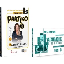 Benim Hocam Yayınları Vatandaşlık Pratiko Soru Cevap Çalışma Kitabı - 2026 Kpss Vatandaşlık Ders Notları