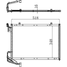 Oris KLİMA RADYATORU KONDENSERİ FIESTA 1.0 ECOBOOST 2008-2017 C1B119710BC 1806682