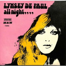 Lynsey De Paul - All Night *plak Kabı* (Dönem Baskı)  PLK12272