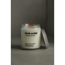 Basement : Black Orchid : Cam Kavanozda Kokulu %100 Soya Mum (Orkide Çiçeği, Gardenia, Paçuli, Sandal Ağacı)