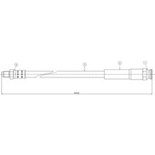 CAVO C800631A Fren Hortumu On 5971061 7563850 (2 Adet Fiyatıdır)