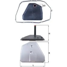 Mahle HX164D1 Sanziman Filtresi 09L321371A 09L325429