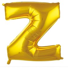 Sinda Z- Harfi Folyo Balon Gold Rengi 76 cm