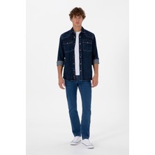 U.S. Polo Assn. Erkek Mavi Slim Fit Jean Pantolon 50316540-DN0022