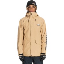 Quiksilver In The Hood Erkek Kahverengi Snowboard Ceketi