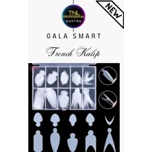 Gala Smart Frenç Kalıp Silikon 100'LÜ Mix Kutu Üst Form Için Kullanılabilir Kolay French Tırnak Çizim